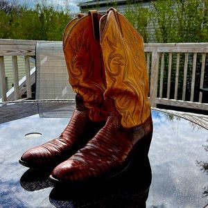 Dan Post Lizard Skin boots. 11.5D